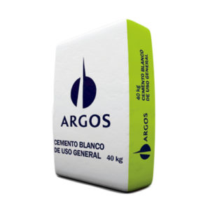 Plomeria - Cemento Blanco Argos 40 kg.