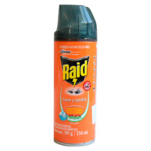 Insecticidas - INSECTICIDA RAID 250ML.